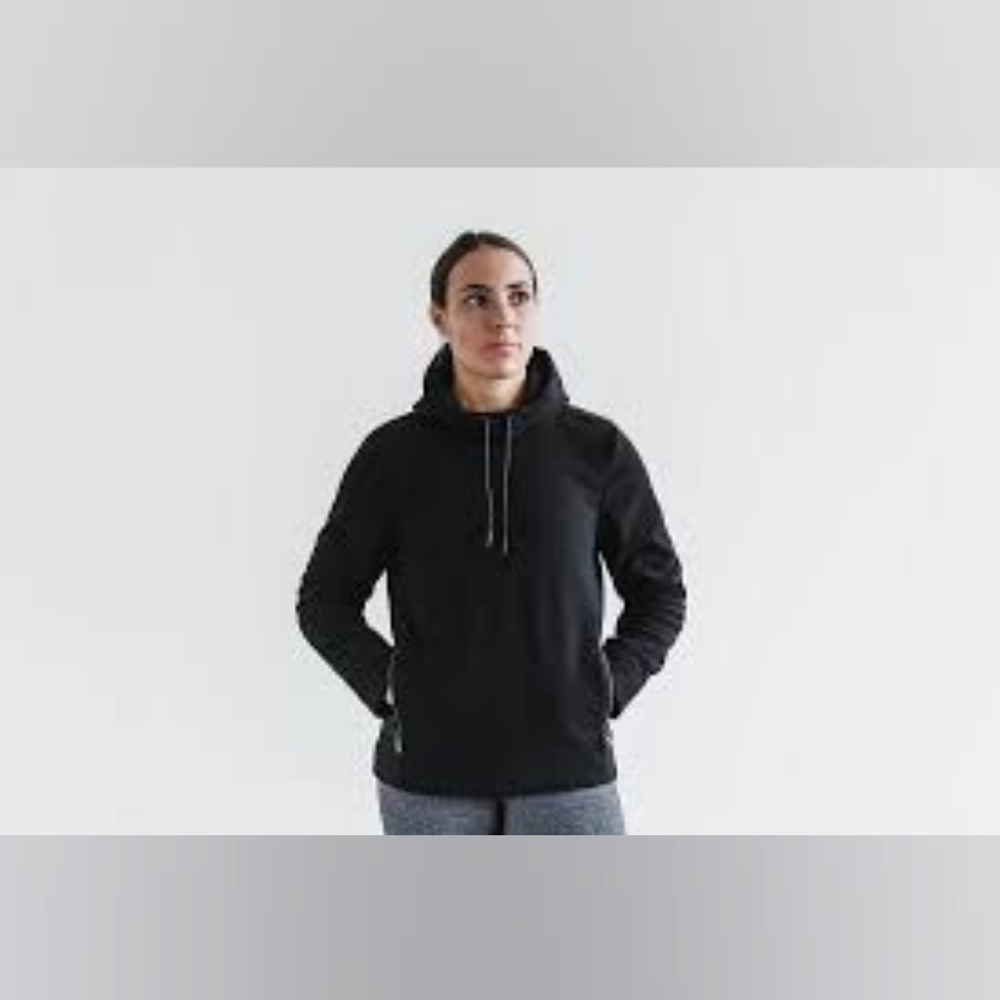 Nobull Women's Polartec® Wind Pro® Arctic Pullover Hoodie - Black / S